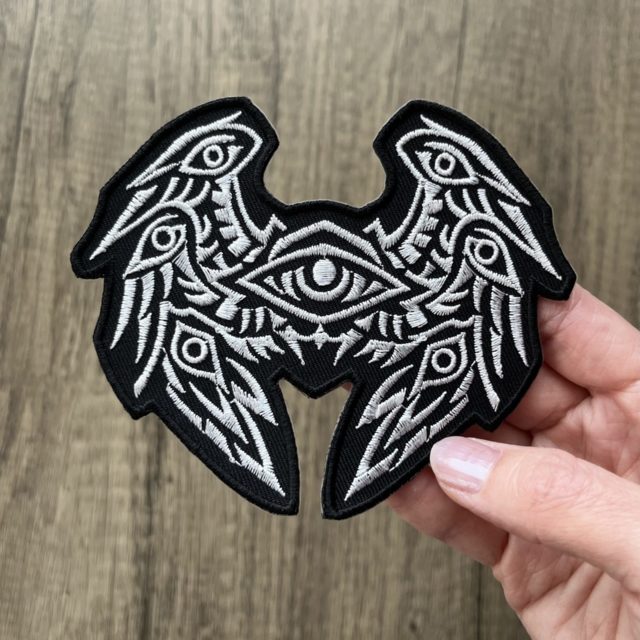 天使　ゴシック　ファンタジー　刺繍ワッペン　